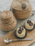 Ijscilinder vanille/passievruchtsorbet