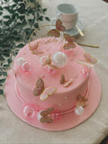 Ijstaart met vlinders